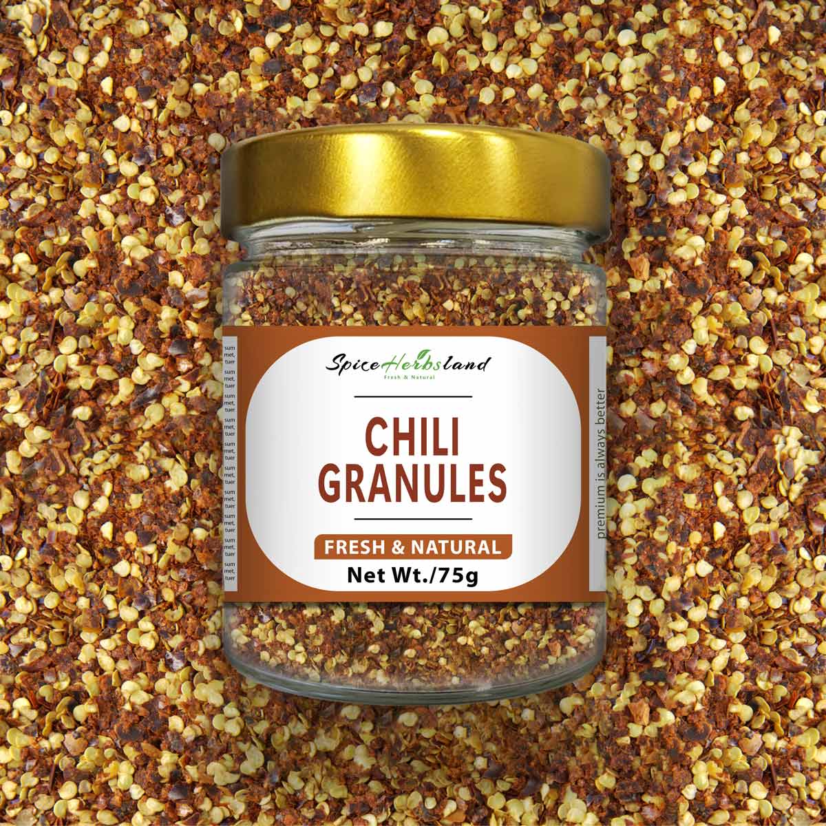 Chili granules