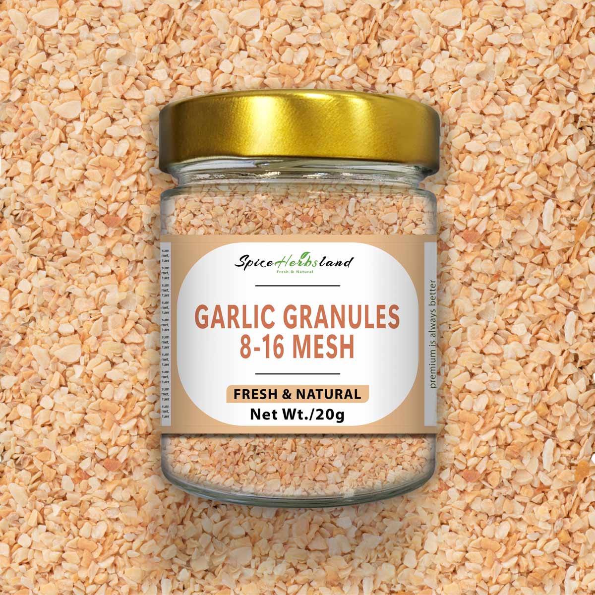 Garlic granules 8-16 mesh