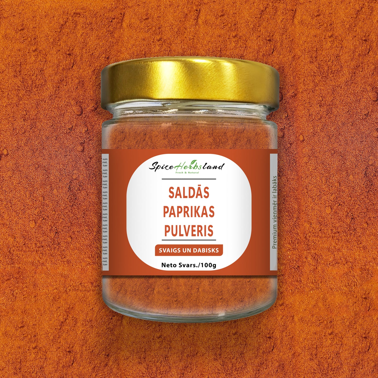 Sweet paprika powder