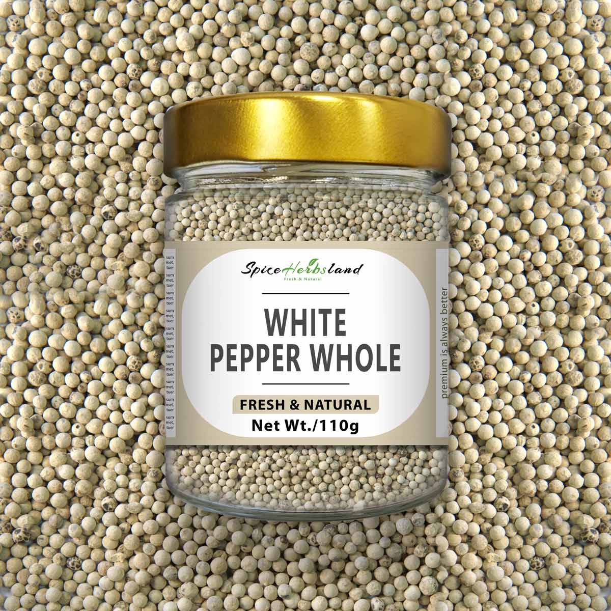 White pepper whole